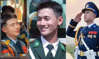 Khối trưởng Khối Nam sĩ quan tại A80 gây ấn tượng bởi thần thái và tác phong kỷ luật