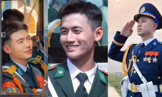 Khối trưởng Khối Nam sĩ quan tại A80 gây ấn tượng bởi thần thái và tác phong kỷ luật