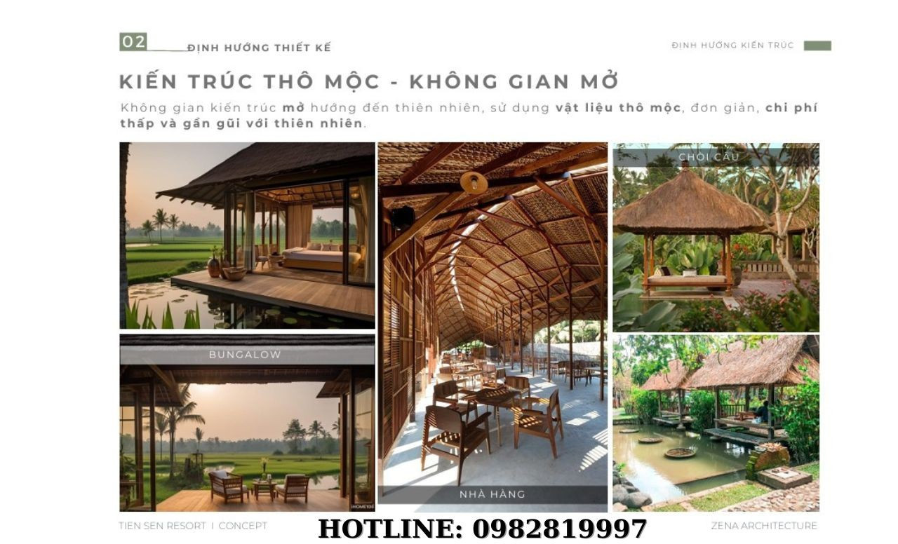 Thiết kế resort - khu nghỉ dưỡng sinh thái sang trọng đẳng cấp xu hướng hiện nay