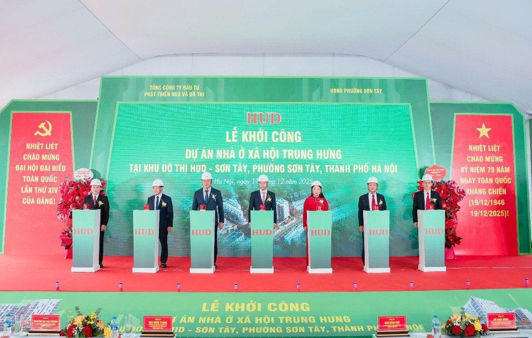 Dự án nhà ở xã hội tại Khu đô thị HUD – Sơn Tây: Nguồn lực mới cho mục tiêu 1 triệu căn hộ