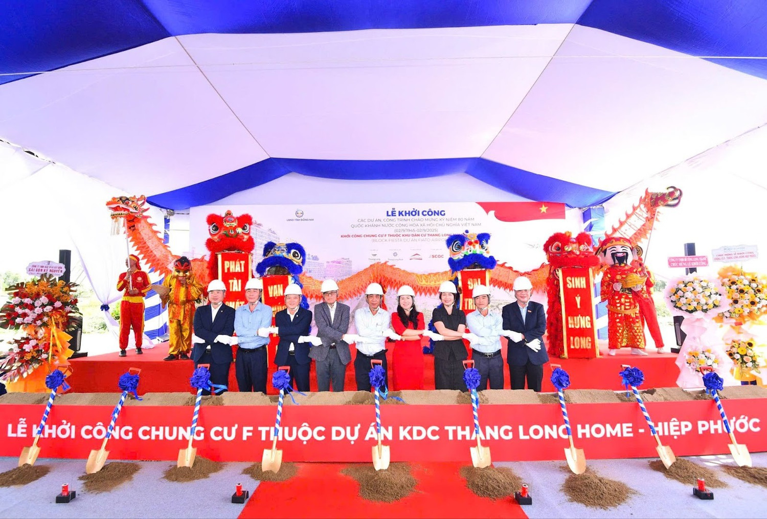 Sự kiện khởi công Block Fiesta dự án FIATO AIRPORT CITY hòa nhịp đại lễ Quốc khánh