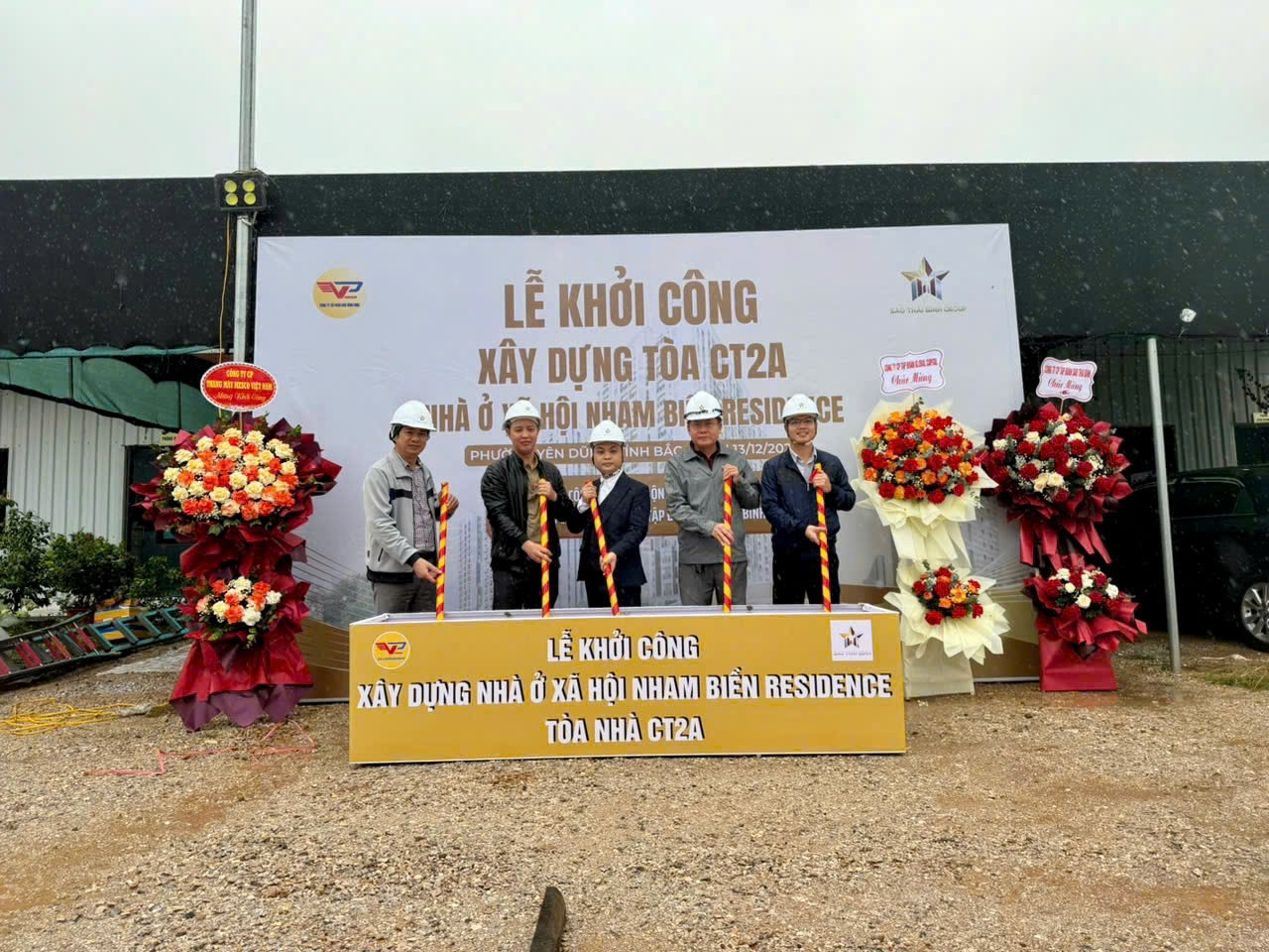 Khởi công toà nhà CT2A dự án NOXH Nham Biền Residence tại phường Yên Dũng, tỉnh Bắc Ninh