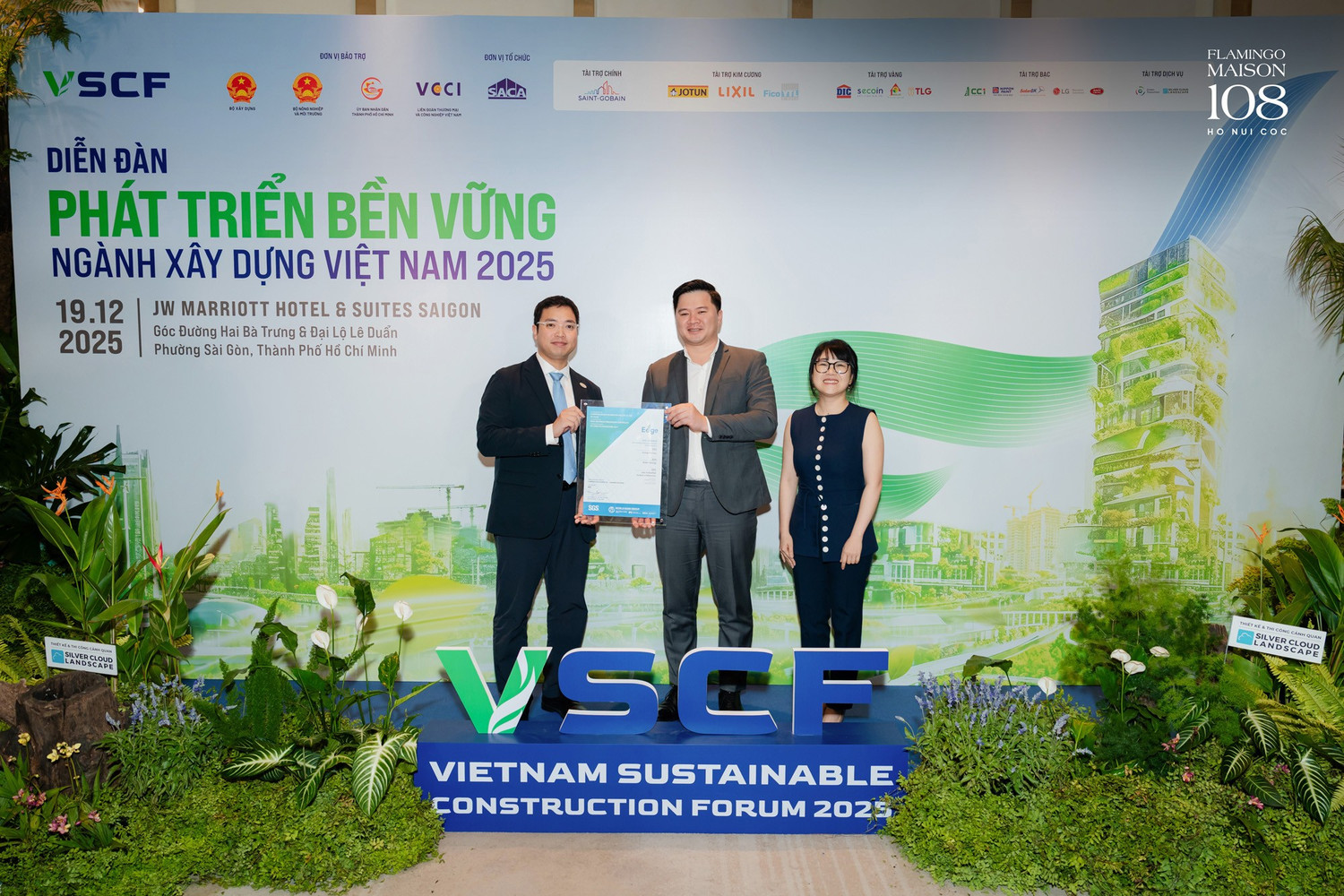 Flamingo nối dài 'bộ sưu tập' danh hiệu quốc tế với chứng nhận Công trình xanh EDGE