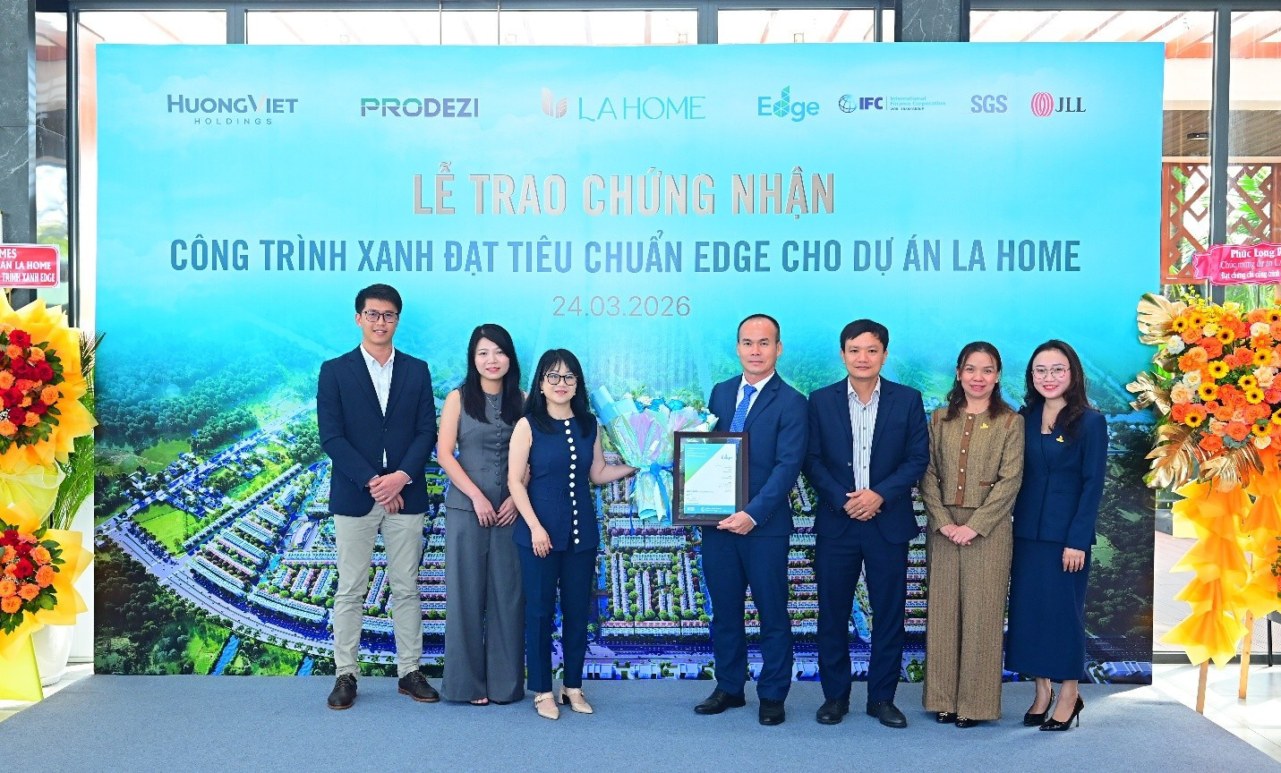 LA Home nhận chứng chỉ xanh EDGE, khẳng định tiêu chuẩn phát triển bền vững