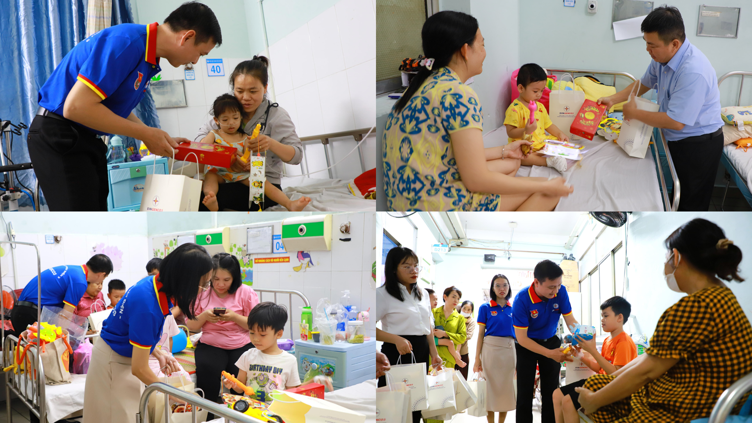 Đoàn EVNGENCO3 trao quà cho các bệnh nhi tại Bệnh viện Thủ Đức Đoàn EVNGENCO3 trao quà cho các bệnh nhi tại Bệnh viện Thủ Đức