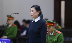 Hình ảnh cựu Bí thư Tỉnh ủy Vĩnh Phúc Hoàng Thị Thúy Lan tại phiên tòa phúc thẩm