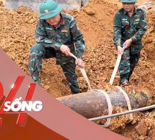 NHỊP SỐNG 24: Đào móng xây trường tiểu học, phát hiện quả bom 250kg còn nguyên kíp nổ