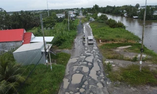 Tuyến đường làm 6 năm vẫn ‘ì ạch’ ở Cà Mau