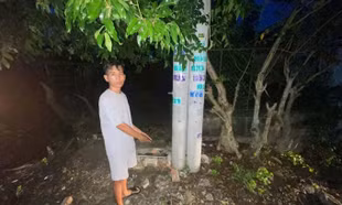 Nguyễn Ngọc Trí dương tính với ma túy đá. Ảnh: Công an xã Phú Giáo.