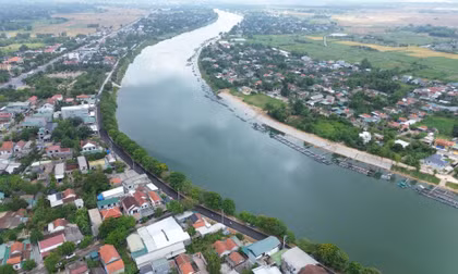 Cận cảnh công trình mở rộng đường ven con sông lớn thứ hai TP. Huế 