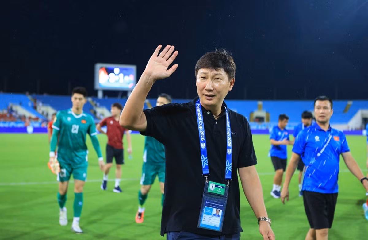 HLV Kim Sang Sik sau trận Việt Nam - Campuchia.