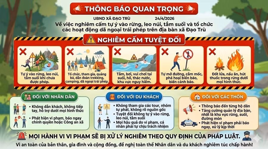 Leo núi tự phát là rất nguy hiểm