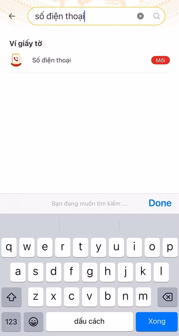 Tìm kiếm Số điện thoại trên VNeID để xác thực SIM khi không thấy Truy cập chức năng