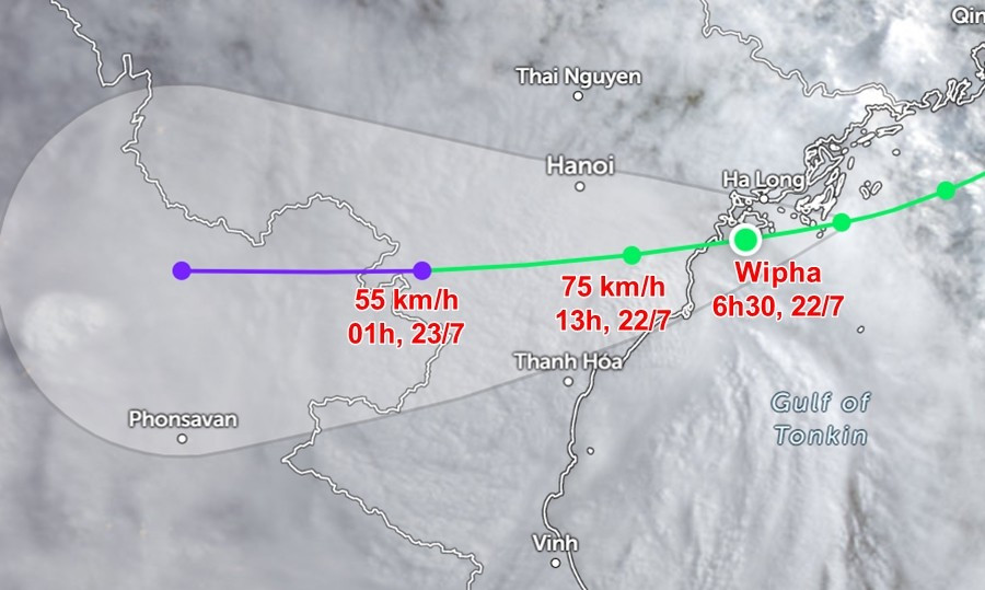 Dự báo của JTWC. Ảnh: Zoom Earth, JMA/ NOAA/ CIRA, Himawari, JTWC. jtwc-jul22-0600.jpg