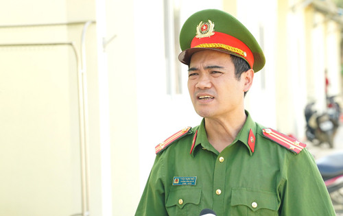 Trung tá Trần Trung Hiếu, Trưởng Công an xã Trịnh Tường chia sẻ Trung tá Trần Trung Hiếu, Trưởng Công an xã Trịnh Tường chia sẻ