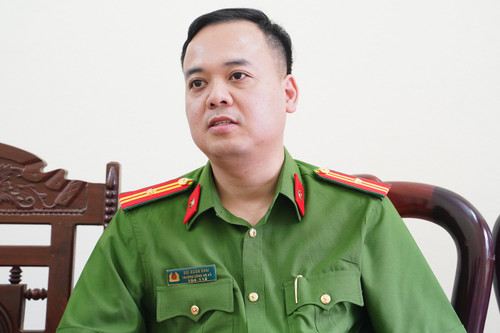 Thiếu tá Bùi Xuân Khải, Trưởng Công an xã Liên Minh chia sẻ Thiếu tá Bùi Xuân Khải, Trưởng Công an xã Liên Minh chia sẻ
