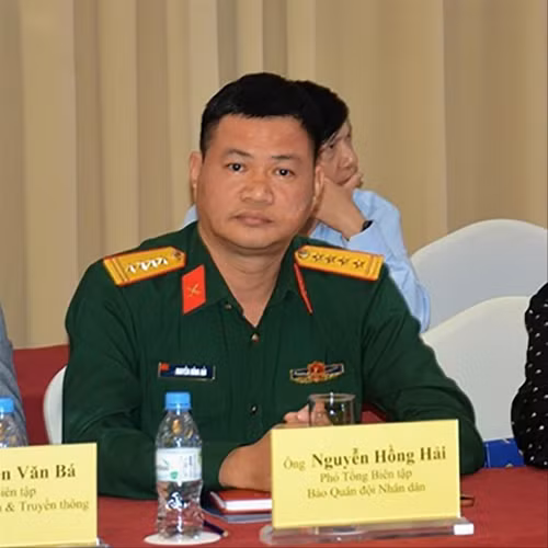 Đại tá, TS Nguyễn Hồng Hải, Phó Tổng biên tập Báo QĐND