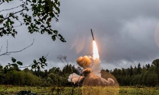 Ukraine tung video bắn hạ tên lửa hành trình Iskander-K của Nga