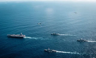 Nhóm tác chiến tàu sân bay Mỹ sẵn sàng cho các hoạt động quân sự ở Caribe