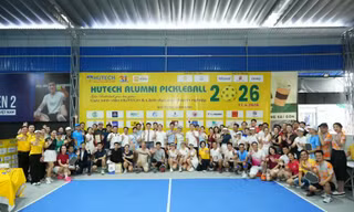 180 vận động viên sôi nổi tranh tài giải đấu ‘HUTECH Alumni Pickleball 2026’
