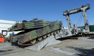 Mỹ triển khai xe tăng Abrams đến Romania