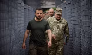 Tình hình Donetsk 'căng như dây đàn', Tổng thống Ukraine Zelensky thị sát tiền tuyến