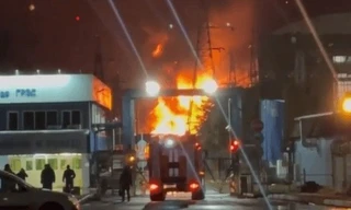 Nhà máy điện gần Mátxcơva bốc cháy, nghi do Ukraine tấn công