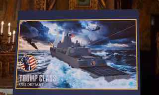 Tổng thống Mỹ Trump tham gia thiết kế lớp tàu chiến mới mang tên mình