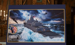 Tổng thống Mỹ Trump tham gia thiết kế lớp tàu chiến mới mang tên mình