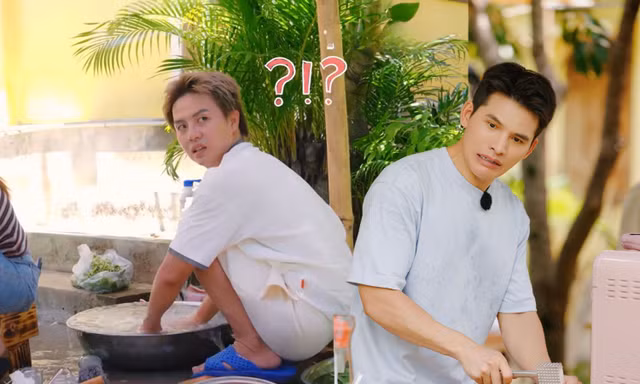 Quán Nhà Haha tập 2: Quốc Thiên hơn thua với Duy Khánh, ví món Jun Phạm nấu như chè
