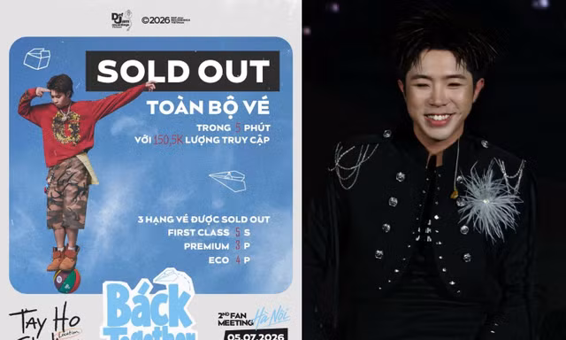 Fan meeting Mason Nguyễn ở Hà Nội "cháy vé" trong 5 phút, phe vé đẩy giá gấp 10 lần