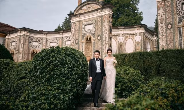 Loạt ảnh cưới chụp ở châu Âu lần đầu được công bố của Hoa hậu Đỗ Thị Hà