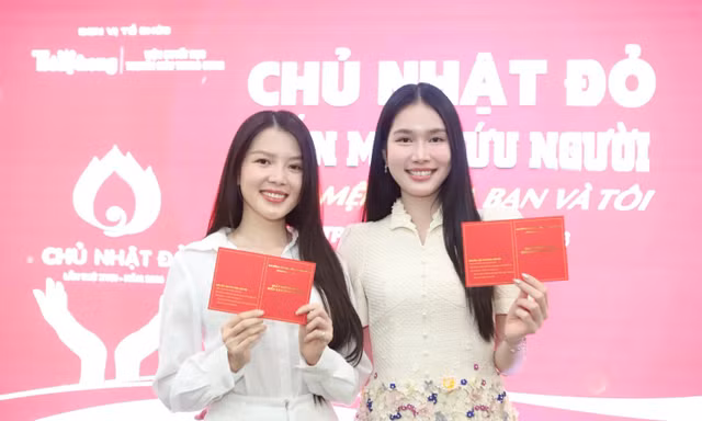 Á hậu Phương Anh nhiều năm liền đồng hành cùng chương trình Chủ Nhật Đỏ