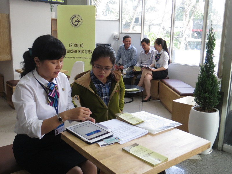 Vừa cà phê miễn phí, vừa làm thủ tục hành chính ở Sở Công thương TPHCM