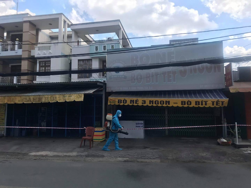 Gần 500 điểm phong tỏa tại TPHCM do liên quan COVID-19 (ảnh: HCDC)