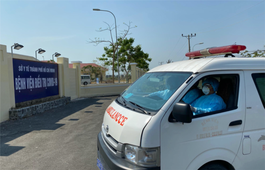 TPHCM kích hoạt lại Bệnh viện điều trị COVID-19 Cần Giờ từ ngày 1/8 (ảnh: Sở Y tế TPHCM)