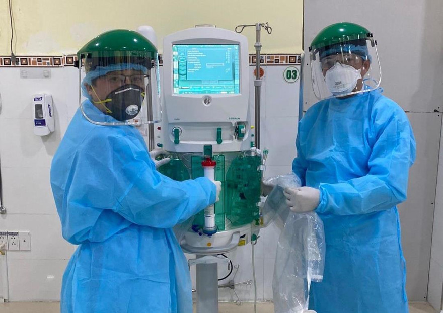 BV Chợ Rẫy tiếp tục đưa bác sĩ chi viện Đà Nẵng (ảnh: BVCC)