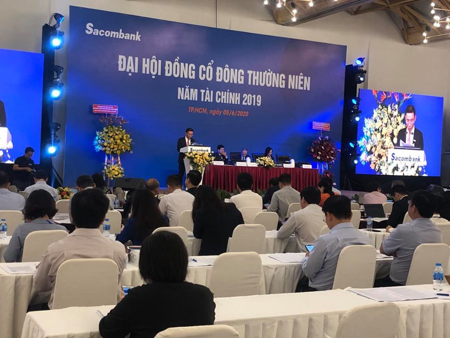 Sacombank là ngân hàng đầu tiên tổ chức ĐHĐCĐ trực tuyến