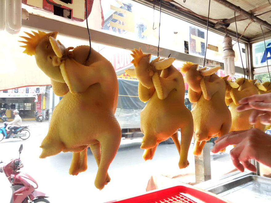 Gà cúng cháy hàng chiều 30 tết