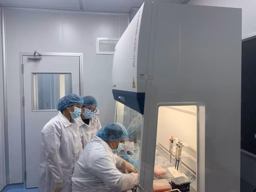 Chạy đua xét nghiệm COVID-19 tại TPHCM (ảnh: Viện Pasteur)