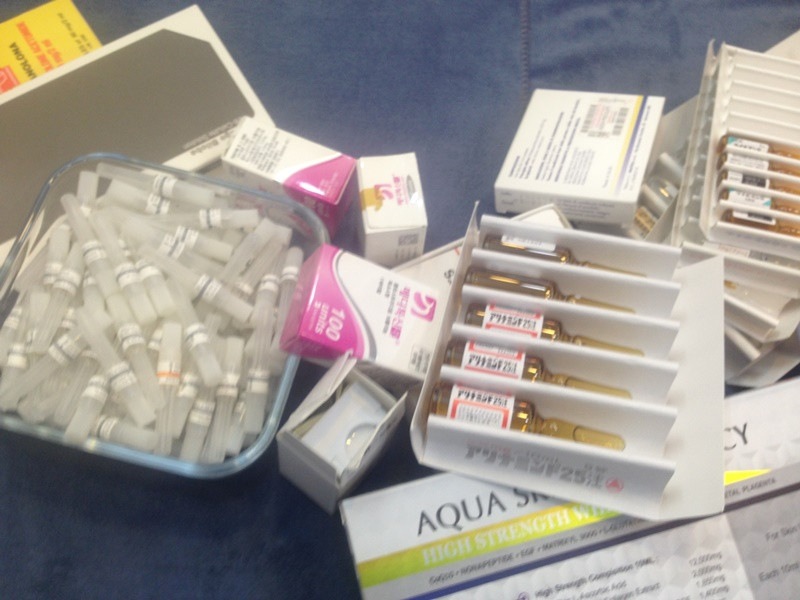 Nhiều loại thuốc không có nguồn gốc dùng làm đẹp cho khách