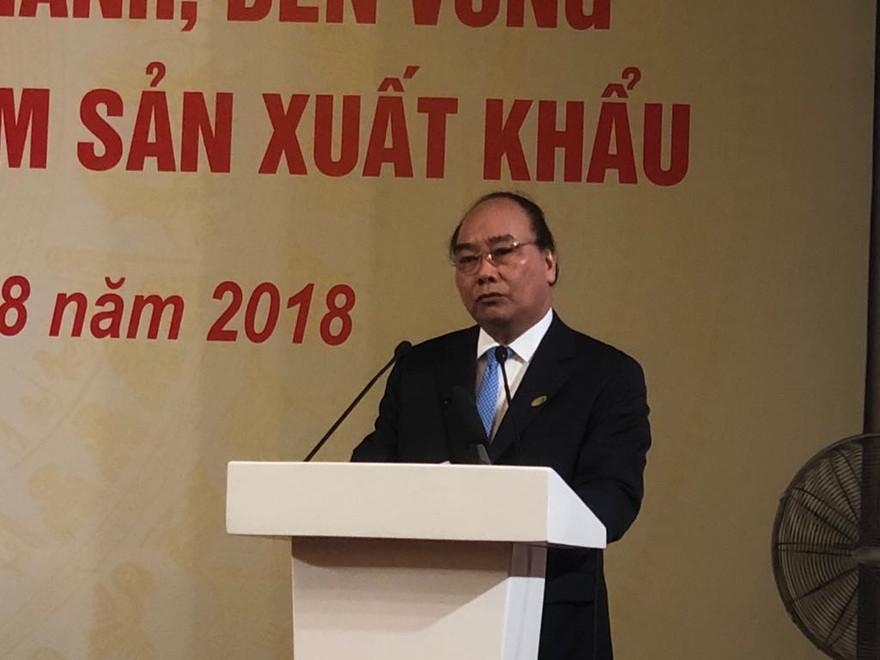 Thủ tướng Nguyễn Xuân Phúc phát biểu tại hội nghị