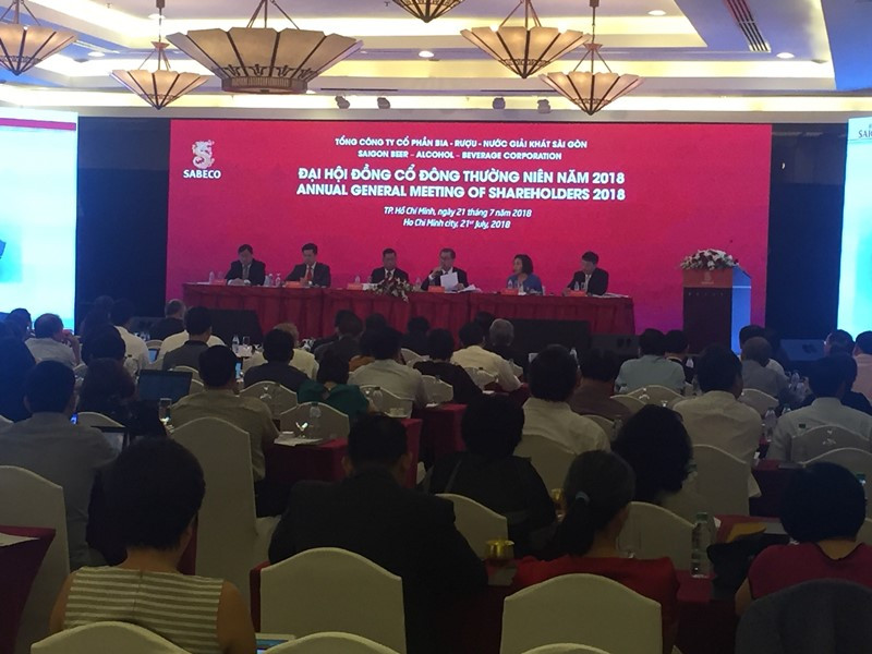 Toàn cảnh Đại hội đồng cổ đông thường niên 2018 của Sabeco