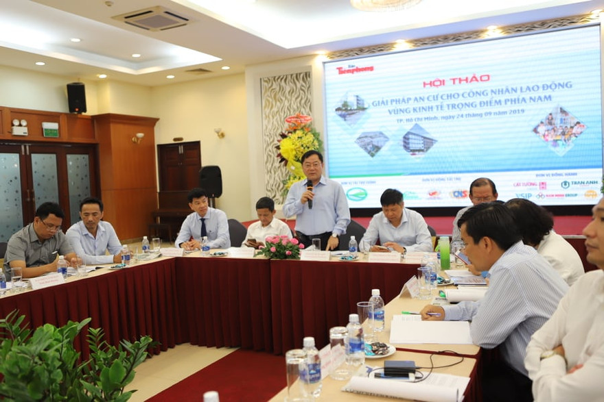 Hội thảo đã đưa ra nhiều ý kiến, giải pháp về vấn đề nhà ở cho người lao động