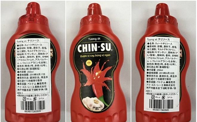 Tương ớt Chin-Su của Masan vừa bị Nhật thu hồi
