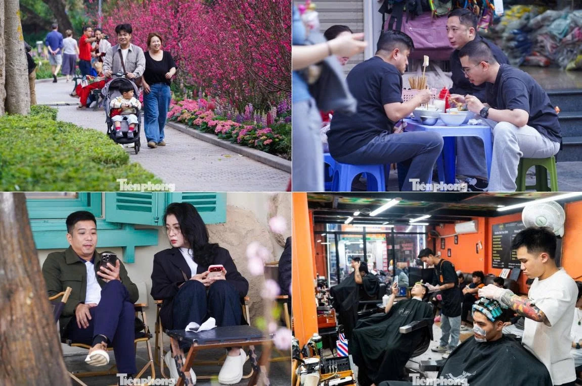 Hà Nội chậm rãi đón Tết Nguyên đán 2026: Phở sáng, đào xuân và những khoảnh khắc thư thái