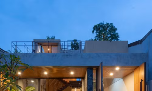 Kiến trúc 'đan cài' cùng địa hình