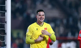 Nguyễn Filip đang là một trong những thủ môn hay nhất ở V-League. (ảnh H.L)