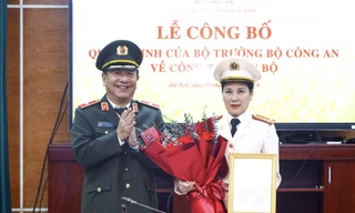 Bổ nhiệm Đại tá Nguyễn Thị Thu Hằng giữ chức Phó Cục trưởng Cục Truyền thông Công an nhân dân