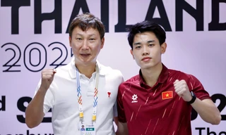 HLV Kim Sang-sik nói gì về chiến thắng của U22 Việt Nam trước U22 Malaysia?